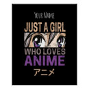 Recherche de fille manga posters Otaku