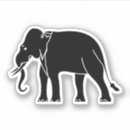 Recherche de éléphant asiatique autocollants Animal