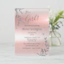 Recherche de rose argent invitations Brillant
