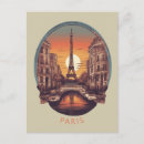 Recherche de amour paris cartes postales Vintage
