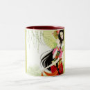 Recherche de geishas tasses Vert