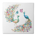 Recherche de paon carreaux Aquarelle