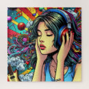 Recherche de écouteurs puzzles Musique