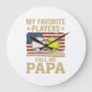 Recherche de joueurs de baseball horloges Cadeauxpapa