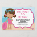 Recherche de plage anniversaire invitations Baignade