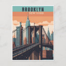 Recherche de vintage brooklyn cartes postales Rétro