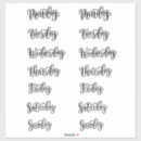 Recherche de mercredi autocollants Lundi