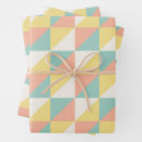 Recherche de motif triangle papier cadeau Jaune