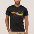 Recherche de notes musique tshirts Musicien