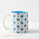 Recherche de jacquard bleu tasses Motif