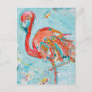 Recherche de oiseau abstrait cartes postales Jaune