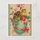 Recherche de poules et poussins cartes postales Fleurs