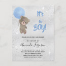 Recherche de ourson baby shower invitations Mignon