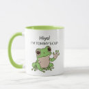 Recherche de grenouille drôle tasses Pour enfants