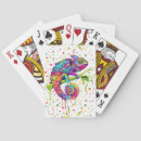 Recherche de caméléon jeux de cartes Animaux