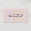 Recherche de sous vêtements cartes visite Lingerie