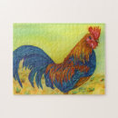 Recherche de rooster puzzles Animal de ferme