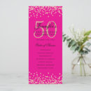 Recherche de pink 50th anniversaire invitations Fête du 50e anniversaire