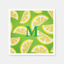 Recherche de citron serviettes Personnalisées