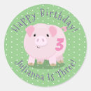Recherche de porcs drôles autocollants Pour enfants