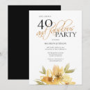Recherche de fabuleux anniversaire invitations Noir