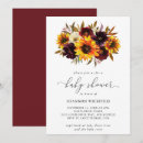 Recherche de rouge baby shower invitations Automne