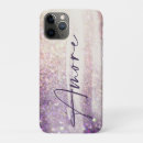 Recherche de amor iphone coques Violet