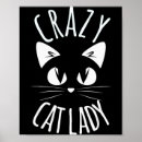 Recherche de chat fou posters Dame