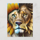 Recherche de deux lions cartes postales Pour tous