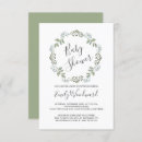 Recherche de greenery baby shower invitations Feuillage