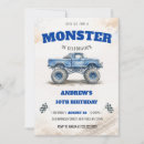 Recherche de de monstre invitations Camions monstres