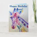 Recherche de animal faces vœux cartes Pour enfants