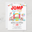 Recherche de bounce house anniversaire invitations Fête des filles