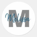 Recherche de signature autocollants Monogramme