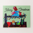 Recherche de père noël puzzles Fête de noël