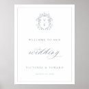 Recherche de initials wedding posters Bleu poussiéreux