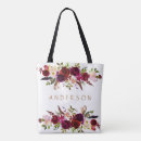 Recherche de burgundy tote bags Mariée