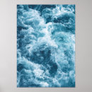 Recherche de vague bleue posters Eau
