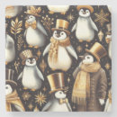 Recherche de pingouin dessous de verres Hiver