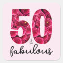 Recherche de 50th birthday party autocollants 50 et fabuleux