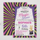 Recherche de spectacle magie invitations Fête d'anniversaire magique