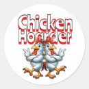 Recherche de humour de poulet autocollants Poulets jardins