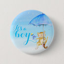 Recherche de douche de bébé badges Bleu