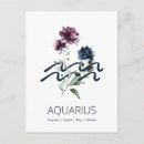 Recherche de astrologie zodiaque cartes postales Aquarius