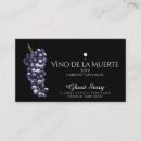 Recherche de raisins sur la vigne cartes visite Customer
