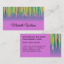 Recherche de peinture jaune cartes visite Simple