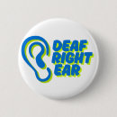 Recherche de sourd dans une oreille badges Difficile à entendre