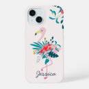 Recherche de fleurs tropicales iphone coques Girly