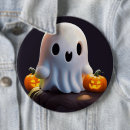 Recherche de bébé de halloween badges Fantôme