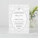 Recherche de flocon de neige mariage invitations Monogramme